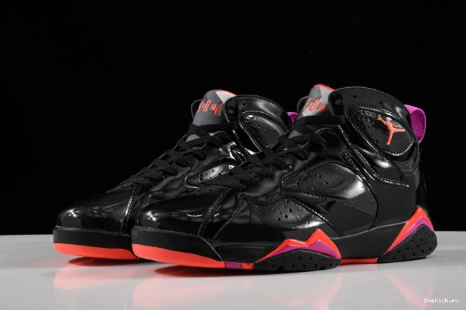 One Kick Black Retro 7 Air Patent 313358-006 Jordan 0802